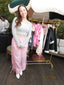 Pink Plaid Pants
